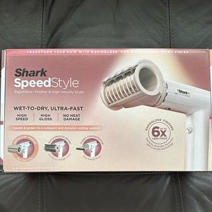 Shark SpeedStyle RapidGloss Finisher & High-Velocity Hair Dryer / Straight Hair